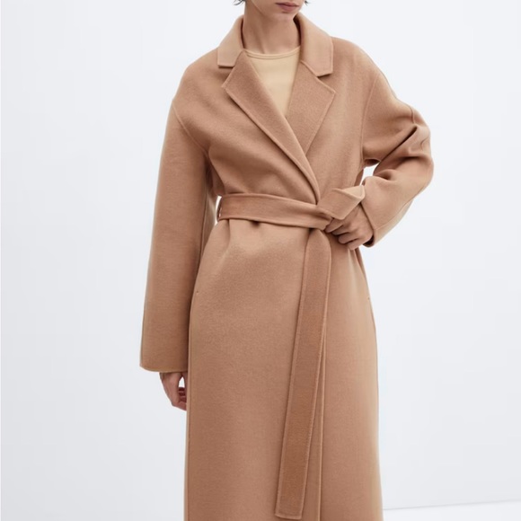 NWT camel Mango coat - perfect for minimal and cozy style - Picture 4 of 6